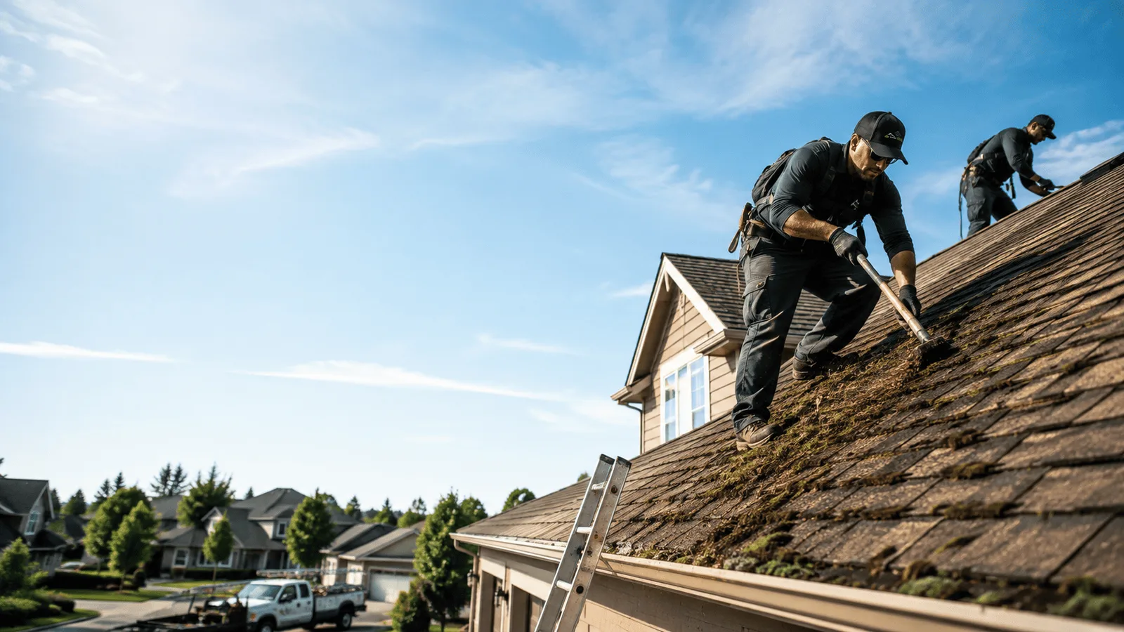 Roof Moss Removal in Oak Ridge, LA near me